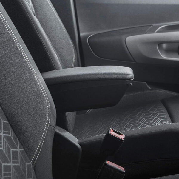 Ολοκληρωμένος Τεμπέλης Καθίσματος ARMSTER 3 SEAT MOUNTED για Opel Corsa F LHD 2020+ από Πλαστικό και Vegan Δέρμα σε Μαύρο Χρώμα RATI - 1 τεμ. - Image 2