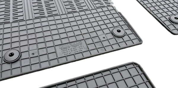 ΜΑΡΚΕ ΠΑΤΑΚΙΑ ΣΕ ΣΚΑΦΗ ΛΑΣΤΙΧΟ ΓΙΑ VOLVO V50 2007-2012 / S40 2007-2013 ΣΕ ΜΑΥΡΟ ΧΡΩΜΑ ΜΕ ΚΟΥΜΠΩΜΑΤΑ CIK - 4 ΤΕΜ. - Image 2