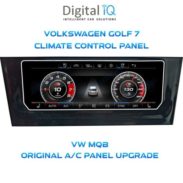 DIGITAL IQ CCP 747_CP (6.9") (MQB) VW GOLF 7 mod. 2013-2020 CLIMATE CONTROL PANEL - Image 2