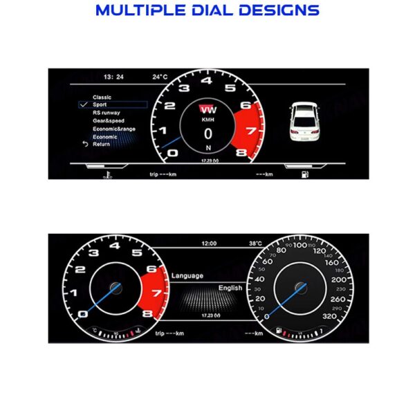 DIGITAL IQ DGU 760_IC (12.3") VW TIGUAN mod. 2010-2016 DIGITAL DASHBOARD - Image 4