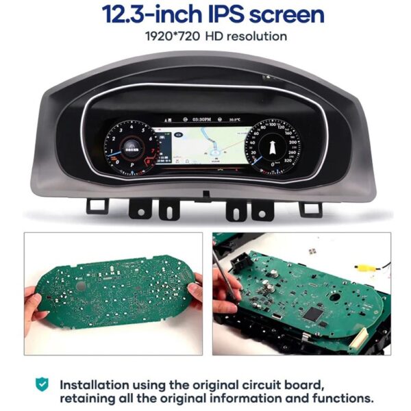 DIGITAL IQ DGU 760_IC (12.3") VW TIGUAN mod. 2010-2016 DIGITAL DASHBOARD - Image 3