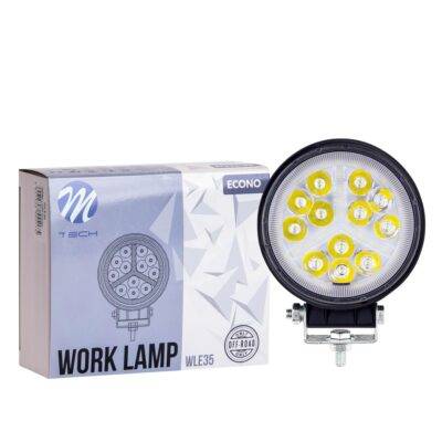 ALL IN POINT ΠΡΟΒΟΛΕΑΣ ΕΡΓΑΣΙΑΣ 12-30V 54W 47XSMD LED max1100lm ΔΙΑΜΕΤΡΟΣ:10cm COMBO ΣΤΡΟΓΓΥΛΟΣ ECONO M-TECH -1 ΤΕΜ. - AIN-182362 LEFKELIS.GR