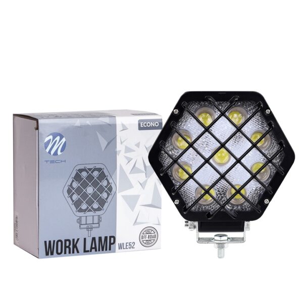 ALL IN POINT ΠΡΟΒΟΛΕΑΣ ΕΡΓΑΣΙΑΣ 12-30V 27W 9X1WSMD LED max1600lm ΕΞΑΓΩΝΟΣ 138x124x65mm SPOT ECONO M-TECH - 1 Τεμ. - AIN-182439 LEFKELIS.GR