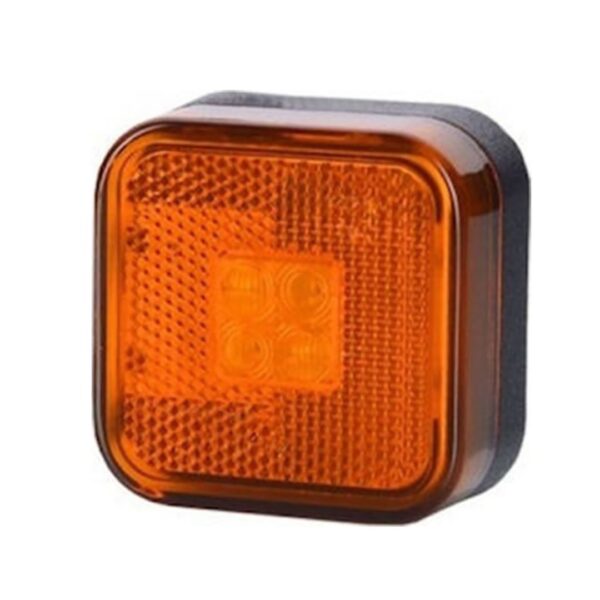 ALL IN POINT ΦΩΣ ΟΓΚΟΥ ΑΝΑΚΛΑΣΤΙΚΟ LD097 12/24V 4LED HORPOL ΠΟΡΤΟΚΑΛΙ 67X67mm -1ΤΕΜ. - AIN-159923 LEFKELIS.GR