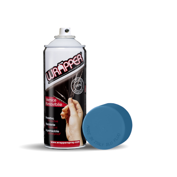 ALL IN POINT ΦΙΛΜ ΣΕ ΣΠΡΕΥ WRAPPER ΝΕΟΝ COLOURS ΜΠΛΕ ΘΑΛΑΣΣΙ 400ml – 1 ΤΕΜ. - AIN-171236 LEFKELIS.GR