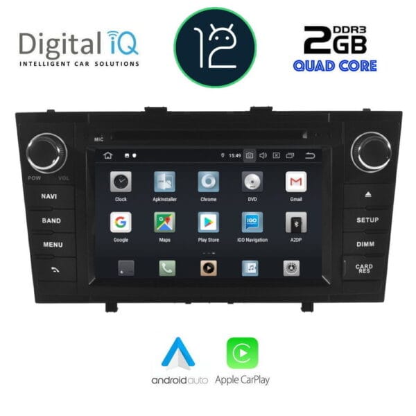 DIGITAL IQ X427_GPS (7'' DVD) MULTIMEDIA  for  TOYOTA AVENSIS mod. 2009-2016 - Image 2