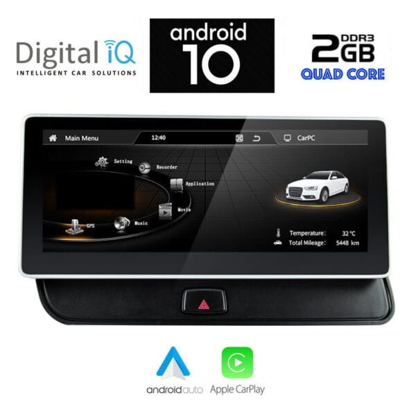 DIGITAL IQ X930_GPS (10.25inc) MULTIMEDIA SYSTEM for AUDI Q5 mod. 2008-2018 - Image 2
