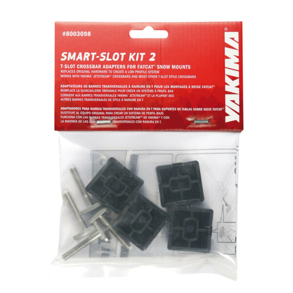 ΑΝΤΑΠΤΟΡΑΣ SMART T-SLOT KIT 2 ΓΙΑ ΒΑΣΕΙΣ ΣΚΙ ΟΡΟΦΗΣ FLATCAT YAKIMA - 8 τεμ. - Image 2
