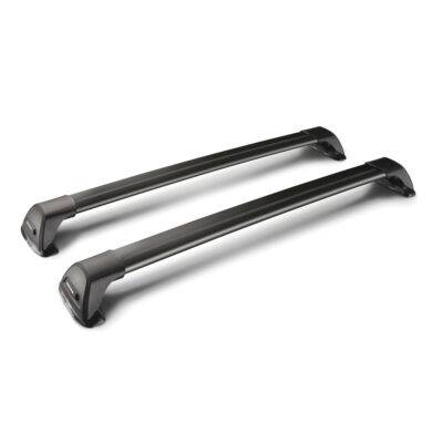 ALL IN POINT ΜΠΑΡΕΣ ΟΡΟΦΗΣ ΑΛΟΥΜΙΝΙΟΥ ΜΑΥΡΗ FLUSH ΒΑR STANDARD  125 cm YAKIMA ΜΕ ΚΛΕΙΔΙ - 2 ΤΕΜ. - AIN-170280 LEFKELIS.GR