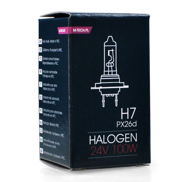 H7 24V 100W PX26d STANDARD ΑΛΟΓΟΝΟΥ ΚΟΥΤΙ 1ΤΕΜ. M-TECH - Image 2