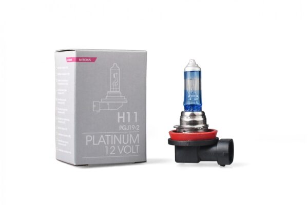 ALL IN POINT H11 12V 55W PGJ19-2 COLOR PLATINUM 1ΤΕΜ. M-TECH - AIN-152558 LEFKELIS.GR