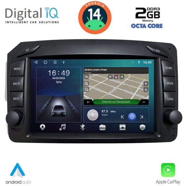 AIN-131893 - Digital iQ - DIGITAL IQ ZSF 371_CPA (7" DECK) MULTIMEDIA OEM for MERCEDES C (W203) mod. 1999-2004 - ALL IN POINT - LEFKELIS.GR
