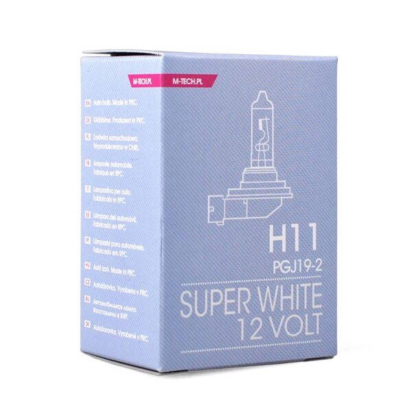 H11 12V 55W PGJ19-2 COLOR SUPERWHITE 1ΤΕΜ. M-TECH - Image 2