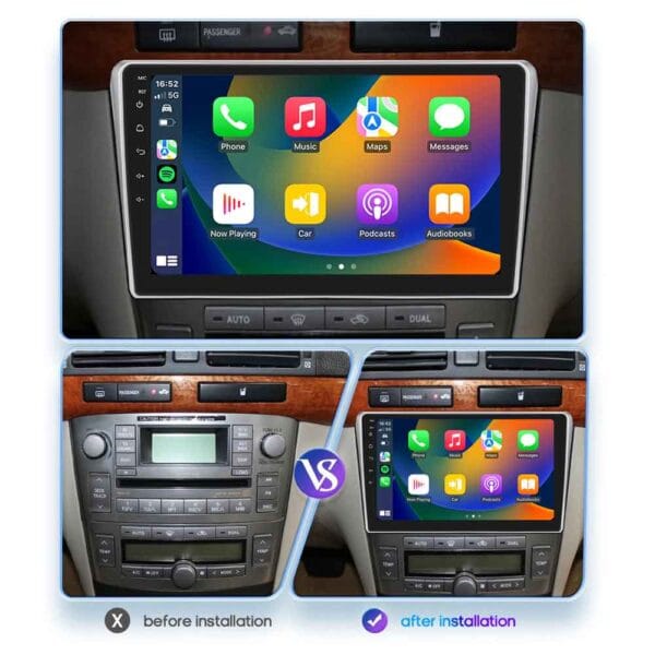 DIGITAL IQ BXF 11704_CPAA (9inc) MULTIMEDIA TABLET for TOYOTA AVENSIS (T25) mod. 2003-2009 - Image 3