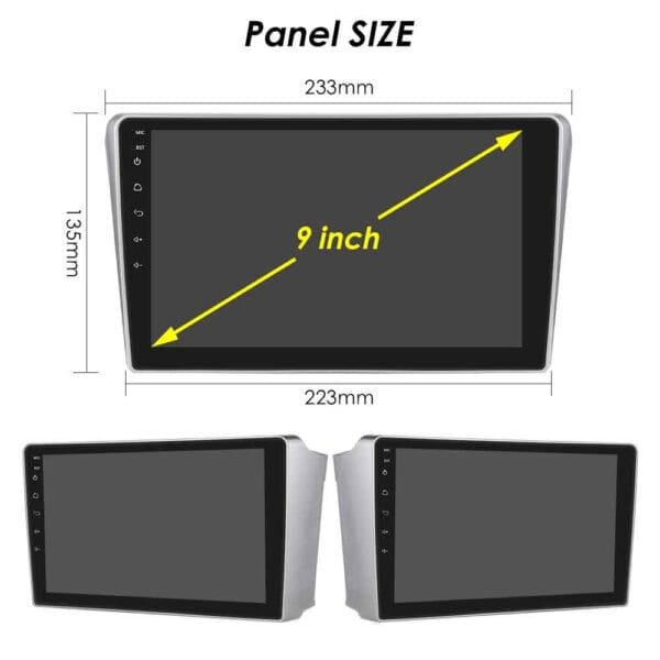 DIGITAL IQ BXF 11704_CPAA (9inc) MULTIMEDIA TABLET for TOYOTA AVENSIS (T25) mod. 2003-2009 - Image 4