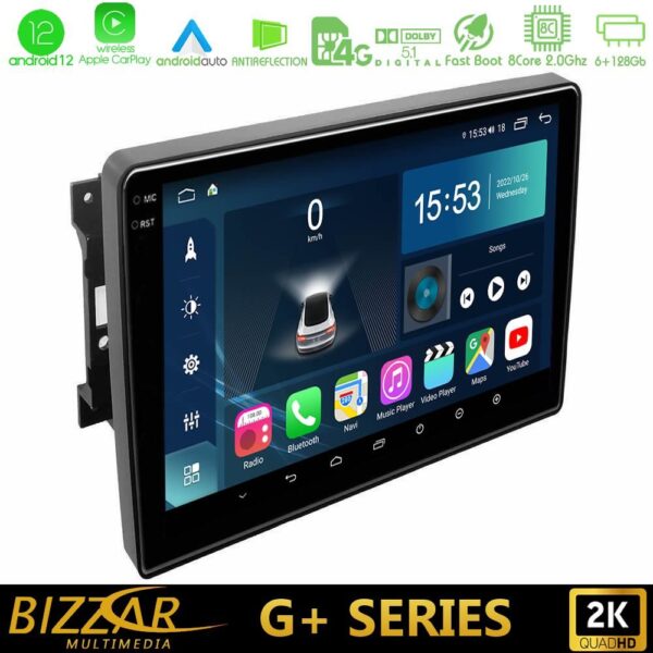Bizzar G+ Series Chrysler / Dodge / Jeep 8core Android12 6+128GB Navigation Multimedia Tablet 10" - Image 2