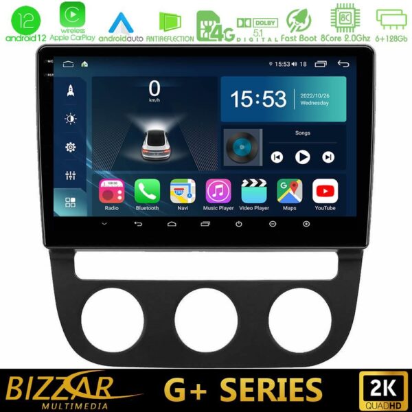 Bizzar G+ Series VW Jetta 8core Android12 6+128GB Navigation Multimedia Tablet 10" - Image 4