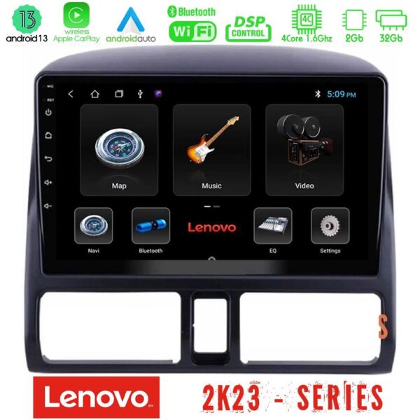 Lenovo Car Pad Honda CRV 2002-2006 4Core Android 13 2+32GB Navigation Multimedia Tablet 9"