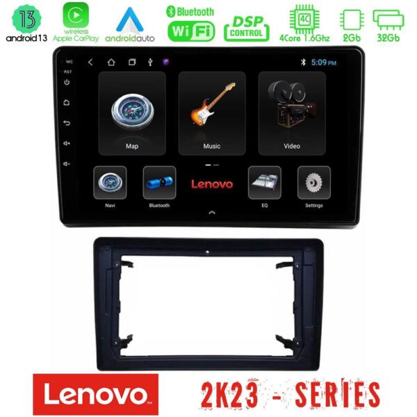 Lenovo Car Pad Chrysler / Dodge / Jeep 4core Android 13 2+32GB Navigation Multimedia Tablet 10" - Image 2