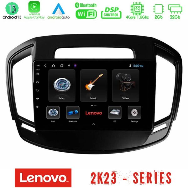 Lenovo Car Pad Opel Insignia 2014-2017 4core Android 13 2+32GB Navigation Multimedia Tablet 9"