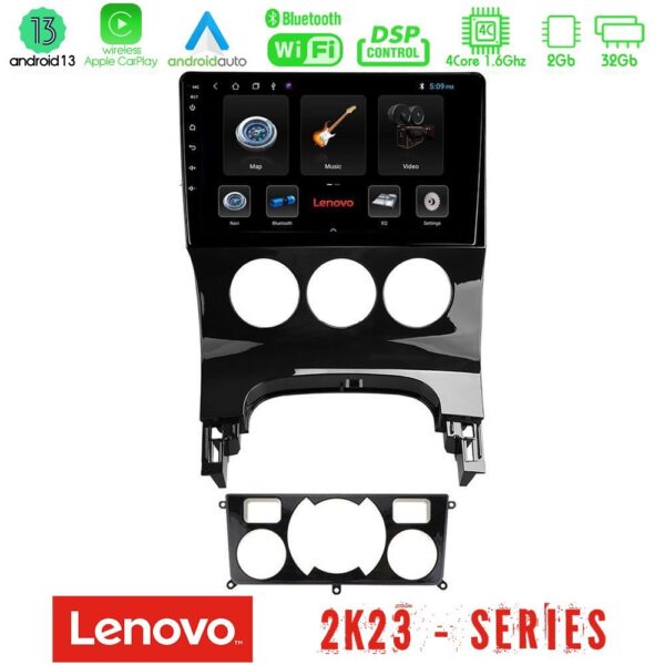 Lenovo Car Pad Peugeot 3008 AUTO A/C 4Core Android 13 2+32GB Navigation Multimedia Tablet 9"