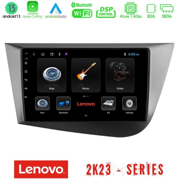 Lenovo Car Pad Seat Leon 4Core Android 13 2+32GB Navigation Multimedia Tablet 9"