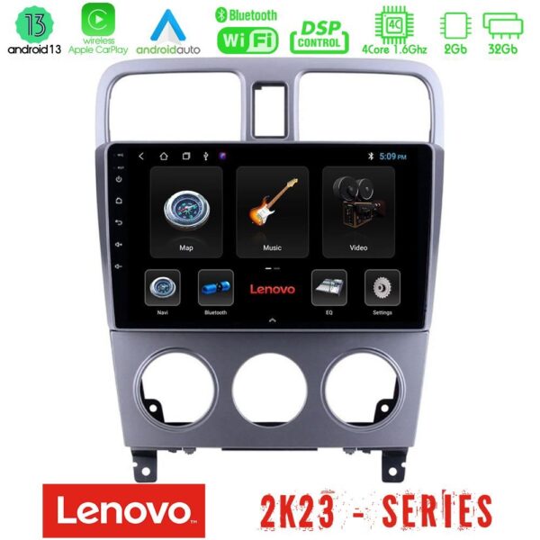 Lenovo Car Pad Subaru Forester 2003-2007 4Core Android 13 2+32GB Navigation Multimedia Tablet 9"
