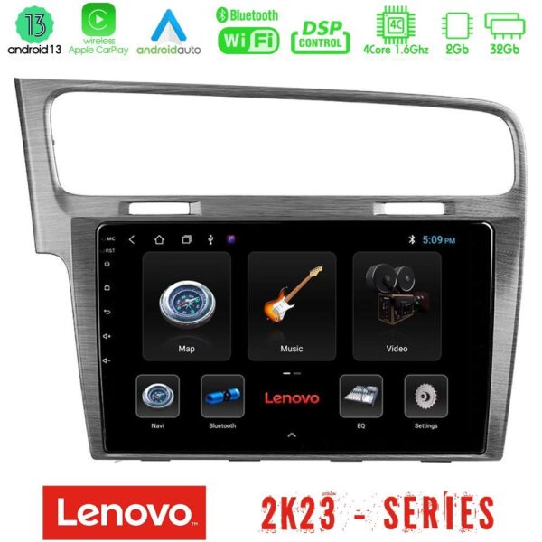 Lenovo Car Pad VW GOLF 7 4Core Android 13 2+32GB Navigation Multimedia Tablet 10" - Image 2
