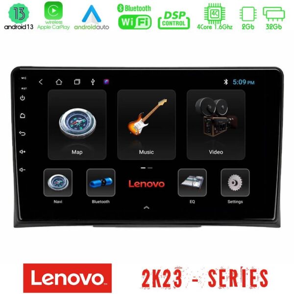 Lenovo Car Pad VW Transporter 2003-2015 4Core Android 13 2+32GB Navigation Multimedia Tablet 9"