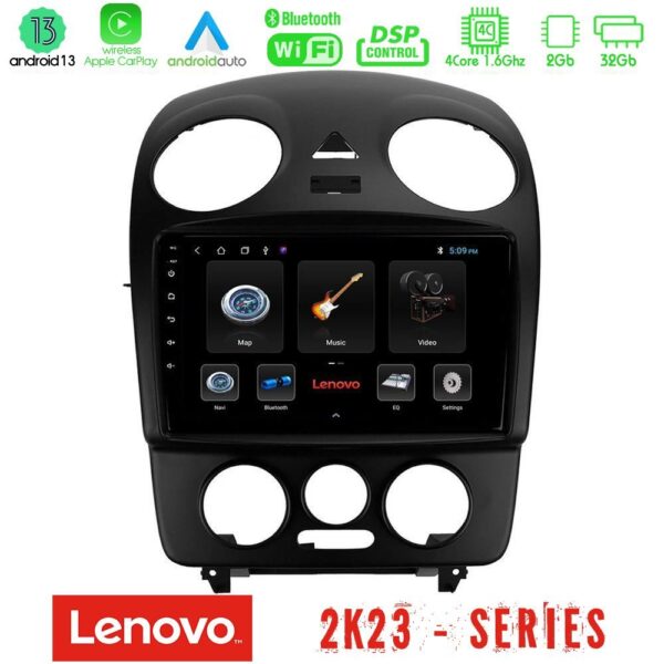 Lenovo Car Pad VW Beetle 4Core Android 13 2+32GB Navigation Multimedia Tablet 9" - Image 2