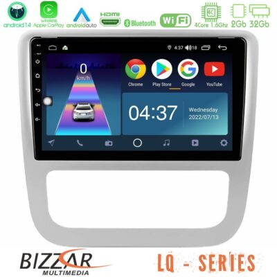Bizzar LQ Series 4Core Android14 2+32GB VW Scirocco/ Eos Navigation Multimedia Tablet 9" Με Carplay & Android Auto