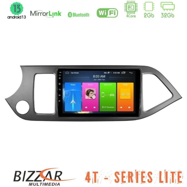 Bizzar 4T Series Kia Picanto 4Core Android13 2+32GB Navigation Multimedia Tablet 9" - Image 2