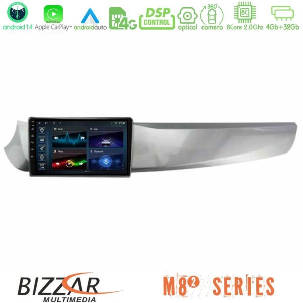 Bizzar M8² Series 8Core Android14 4+32GB Alfa Romeo Giulietta 2010-2014 Navigation Multimedia Tablet 9" Με Carplay & Android Auto