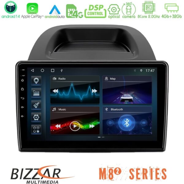 Bizzar M8² Series 8Core Android14 4+32GB Ford Ecosport 2018-2020 Navigation Multimedia Tablet 10" Με Carplay & Android Auto