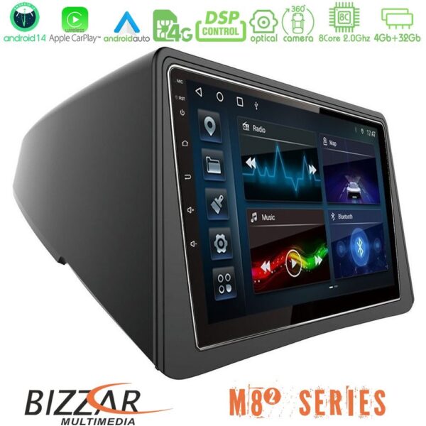 Bizzar M8² Series 8Core Android14 4+32GB Opel Mokka Navigation Multimedia Tablet 9" Με Carplay & Android Auto