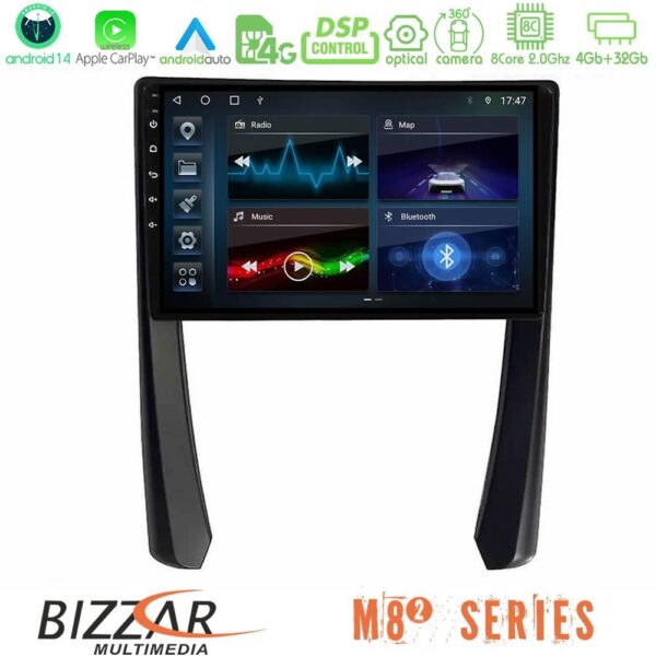 Bizzar M8² Series 8Core Android14 4+32GB Porsche 911/Cayman/Boxster Navigation Multimedia Tablet 9" Με Carplay & Android Auto