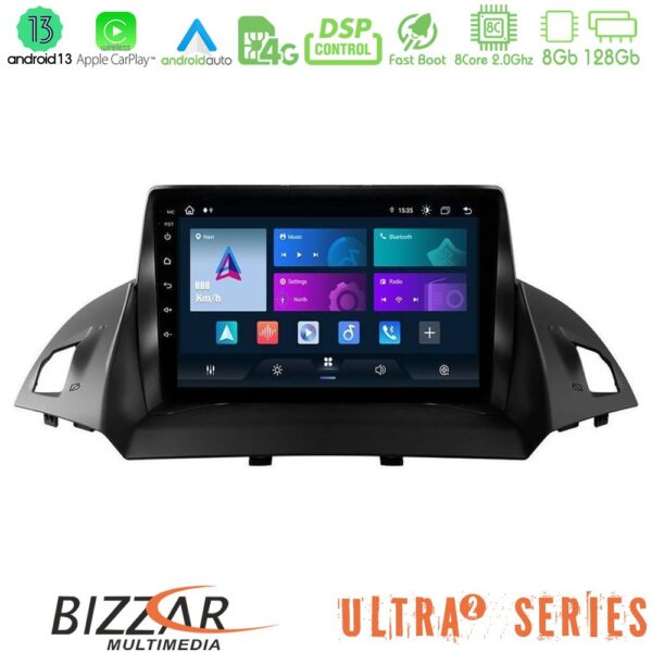 Bizzar Ultra Series Ford C-Max / Kuga 8core Android13 8+128GB Navigation Multimedia Tablet 9" - Image 2