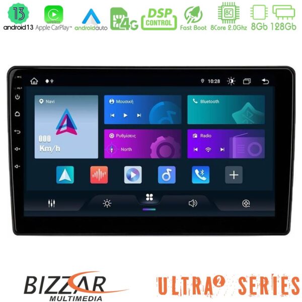 Bizzar Ultra Series Toyota Yaris 1999 – 2006 8core Android13 8+128GB Navigation Multimedia Tablet 9"
