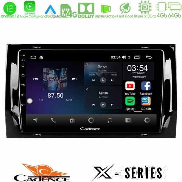 Cadence X Series Skoda Kodiaq/Karoq 2017-> 8core Android12 4+64GB Navigation Multimedia Tablet 10"