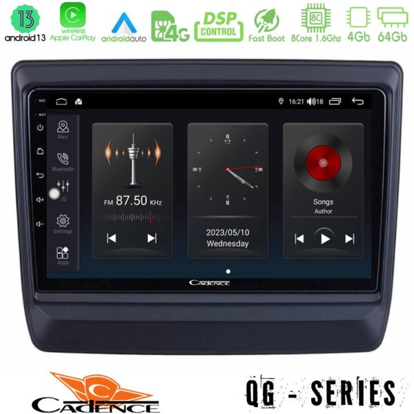 Cadence QG Series 8Core Android13 4+64GB Isuzu D-MAX 2020-2023 Navigation Multimedia Tablet 9"