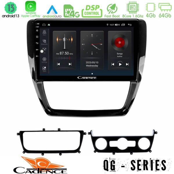 Cadence QG Series 8Core Android13 4+64GB VW Jetta Navigation Multimedia Tablet 10" - Image 2