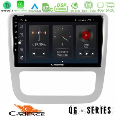 Cadence QG Series 8Core Android13 4+64GB VW Scirocco / Eos Navigation Multimedia Tablet 9"