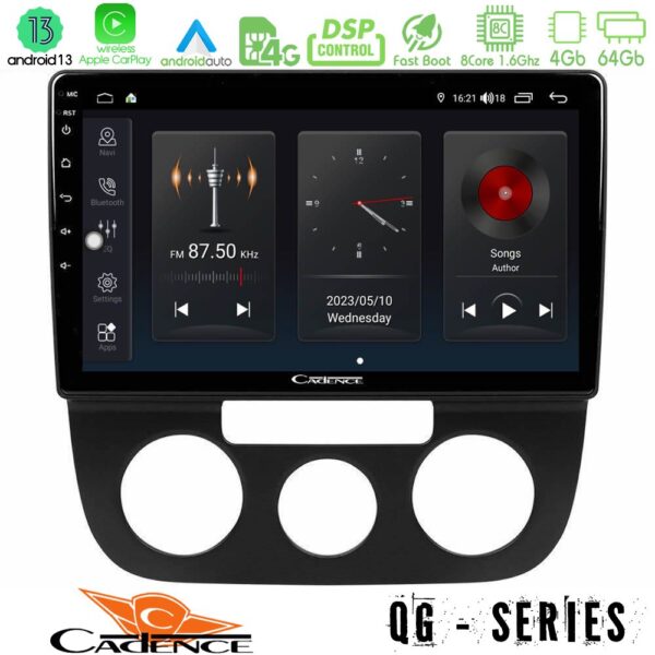 Cadence QG Series 8Core Android13 4+64GB VW Jetta Navigation Multimedia Tablet 10" - Image 3