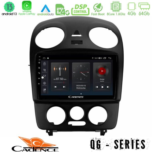 Cadence QG Series 8Core Android13 4+64GB VW Beetle Navigation Multimedia Tablet 9" - Image 2