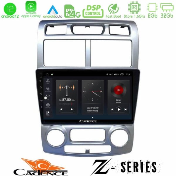 Cadence Z Series Kia Sportage 2005-2008 8core Android12 2+32GB Navigation Multimedia Tablet 9"