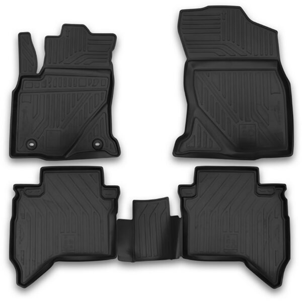 ALL IN POINT ΜΑΡΚΕ ΠΑΤΑΚΙΑ ΣΕ ΣΚΑΦΗ TPE ΛΑΣΤΙΧΟ ΓΙΑ TOYOTA HILUX 4D 08/2015+ ΣΕ ΜΑΥΡΟ ΧΡΩΜΑ NOVLINE - 4 ΤΕΜ. - AIN-150333 LEFKELIS.GR