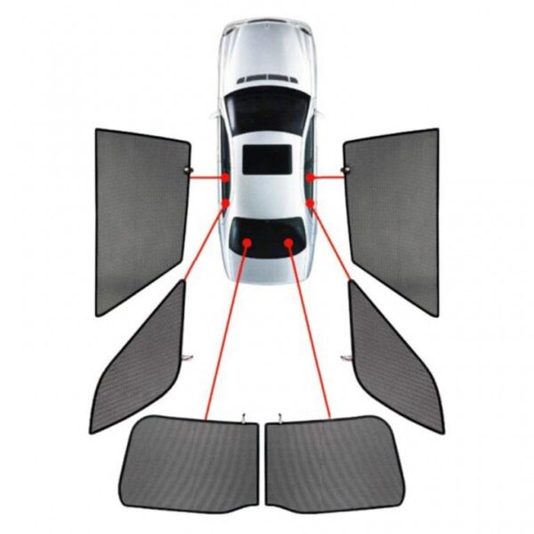 ALL IN POINT ΚΟΥΡΤΙΝΑΚΙΑ ΜΑΡΚΕ CAR SHADES ΓΙΑ SKODA YETI 5D 2009+ - 6 ΤΕΜ. - AIN-164736 iluma.GR