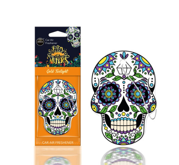ALL IN POINT ΑΡΩΜΑΤΙΚΟ ΚΡΕΜΑΣΤΟ AROMA CAR MUERTOS GOLD TATTOO ΑMiO - 1 TEM. - AIN-176548 LEFKELIS.GR