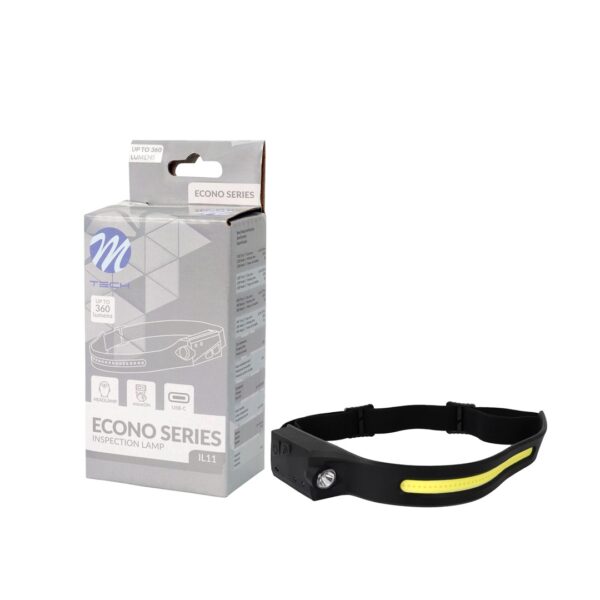ALL IN POINT ΦΑΚΟΣ ΚΕΦΑΛΗΣ ΕΡΓΑΣΙΑΣ 360lm 1LED COB 4W + 1LED 3W 4 ΛΕΙΤΟΥΡΓΙΩΝ (ΛΕΥΚΟ) M-TECH - 1 ΤΕΜ. - AIN-178871 LEFKELIS.GR
