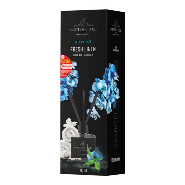 ΑΡΩΜΑΤΙΚΟ ΧΩΡΟΥ 100ml ΜΕ STICKS - FRESH LINEN - Image 2